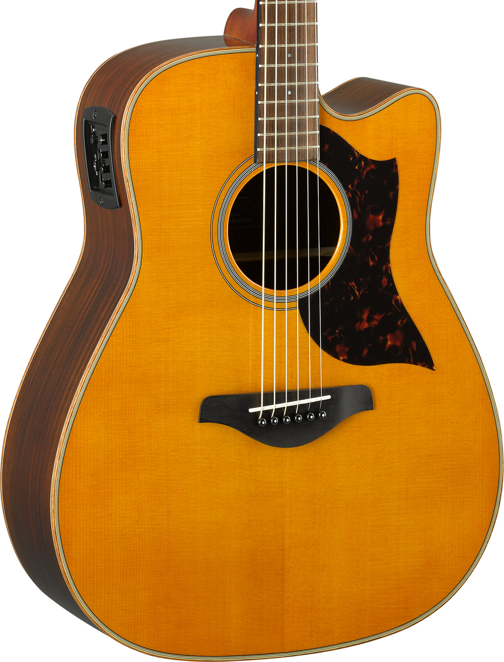 Yamaha A1R Vintage Natural Acoustic-Electric Guitar