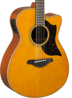Yamaha AC1M Vintage Natural Acoustic-Electric Guitar – Warm Mahogany Tone & Balanced Stage Performance