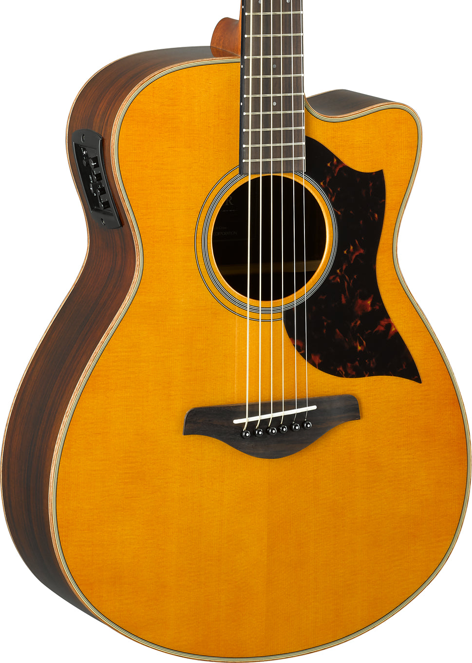 Yamaha AC1R Vintage Natural Concert Acoustic-Electric Guitar – Rich Rosewood Tone & Balanced Stage Performance