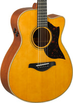 Yamaha AC3M Vintage Natural Acoustic-Electric Guitar – Concert Comfort & All-Solid Mahogany Warmth