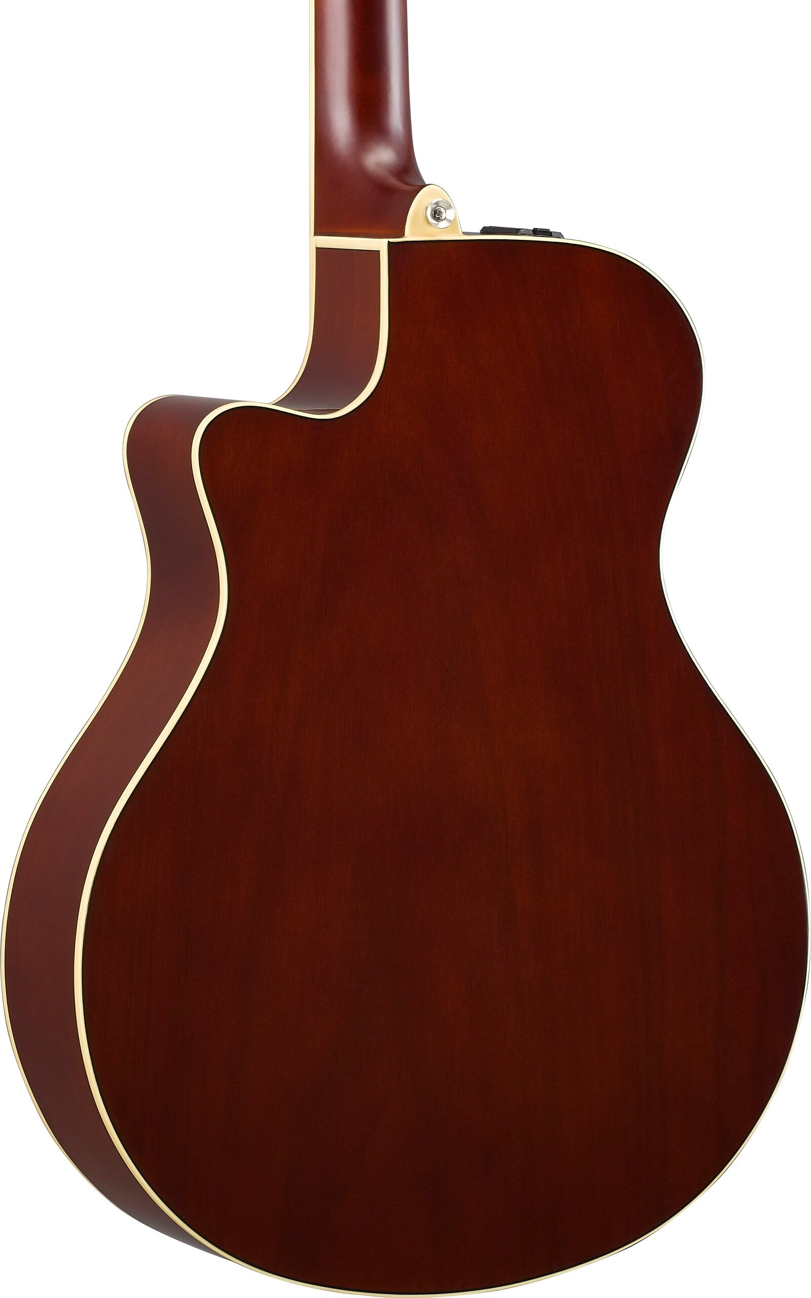 Yamaha APX600FM Amber Acoustic-Electric Guitar – Flamed Maple Style & Slim Stage Comfort