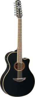 Yamaha APX700II-12 Black 12-String Acoustic-Electric Guitar – Slim Comfort & Stage-Ready Performance