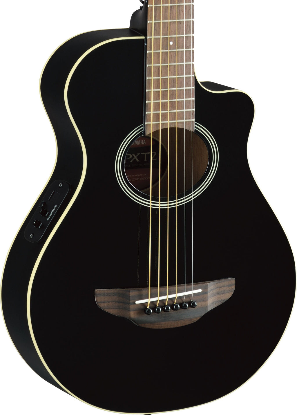 Yamaha APXT2 Black 3/4 Size Acoustic-Electric Guitar – Compact Travel Comfort & Plug-In Performance