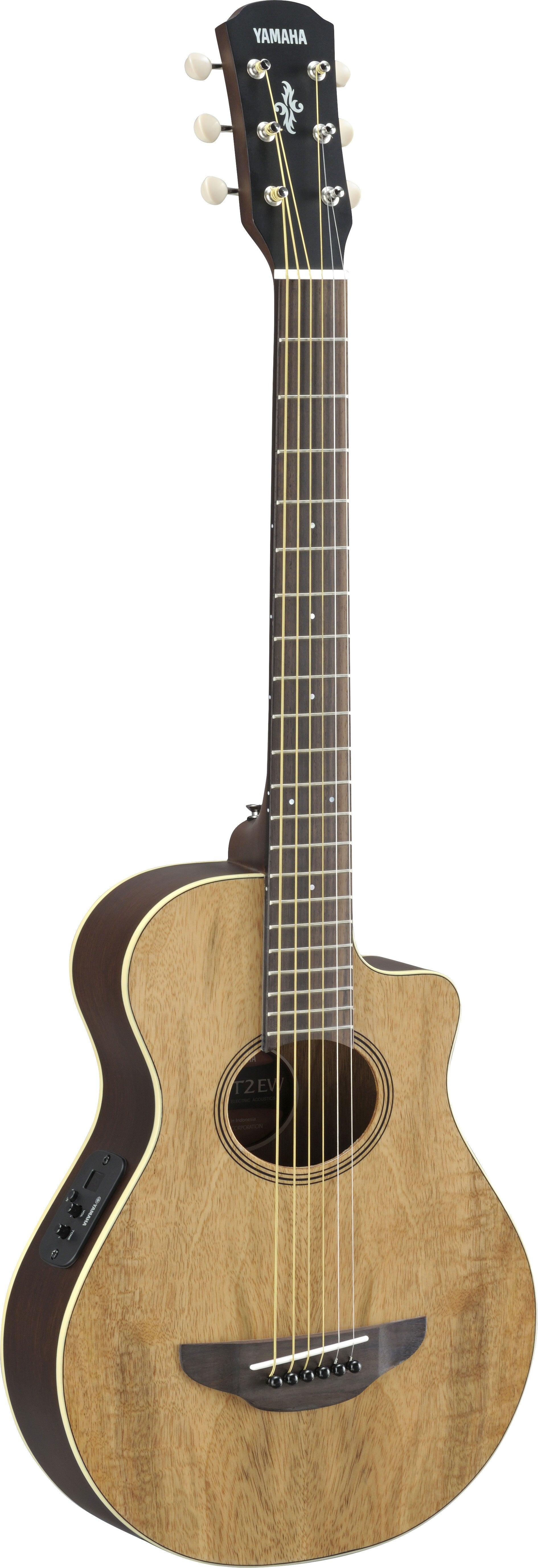 Yamaha APXT2EW Natural 3/4 Size Acoustic-Electric Guitar – Exotic Wood Style & Travel-Friendly Comfort