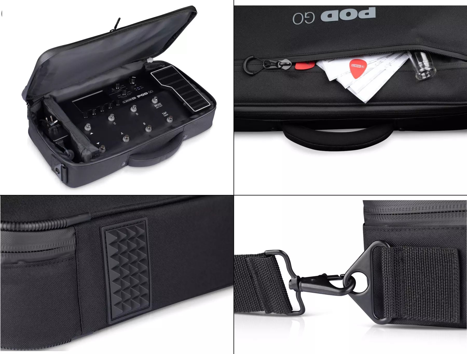 Line 6 POD Go Shoulder Bag – Protective Carry Bag for POD Go Processors