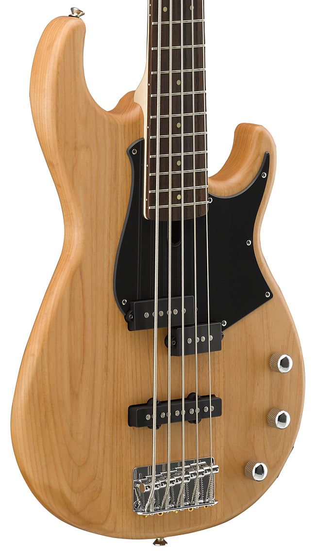 Yamaha BB235 Yellow Natural Satin 5-String Bass Guitar – Extended Range & Classic BB Punch