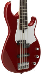 Yamaha BB235 Raspberry Red 5-String Bass Guitar – Extended Range & Classic BB Punch