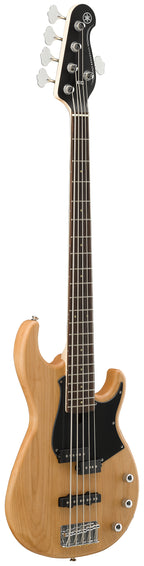 Yamaha BB235 Yellow Natural Satin 5-String Bass Guitar – Extended Range & Classic BB Punch