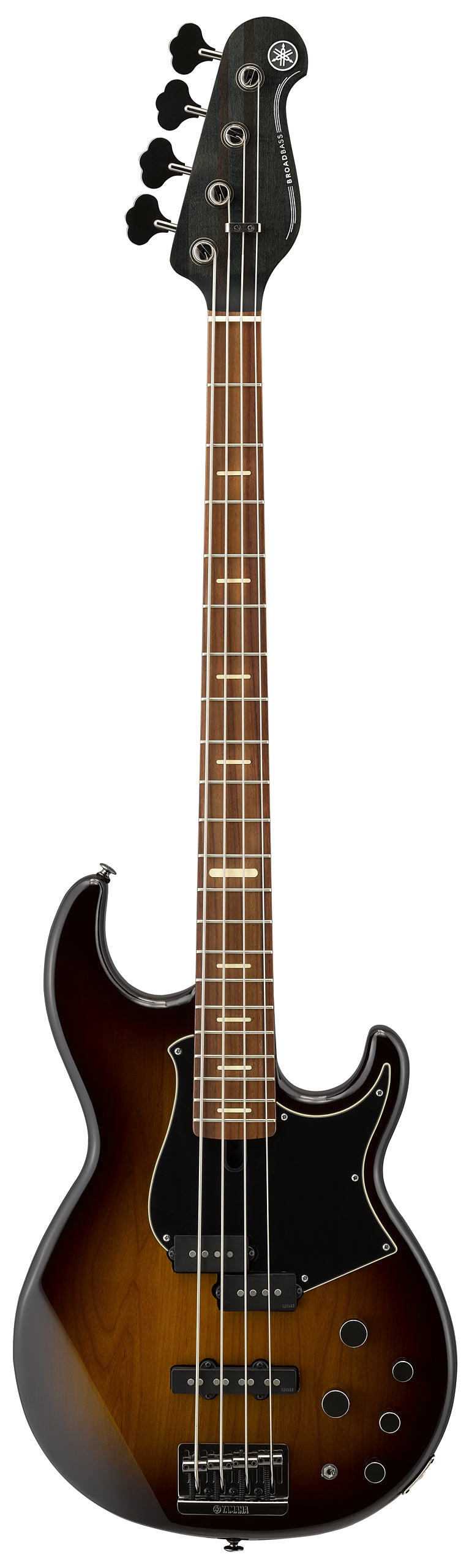 Yamaha BB734A Dark Coffee Sunburst Bass Guitar – Active/Passive Flexibility & Modern BB Punch