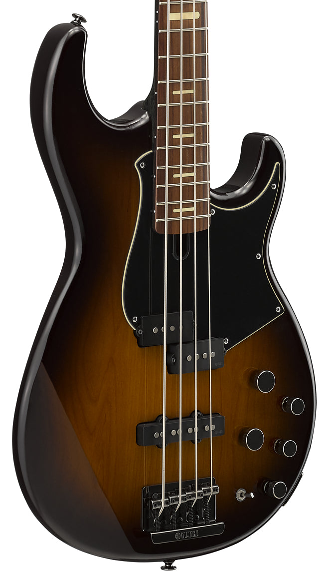 Yamaha BB734A Dark Coffee Sunburst Bass Guitar – Active/Passive Flexibility & Modern BB Punch