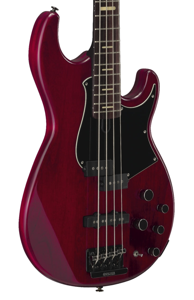 Yamaha BB734A Fired Red Bass Guitar – Active/Passive Flexibility & Modern BB Punch