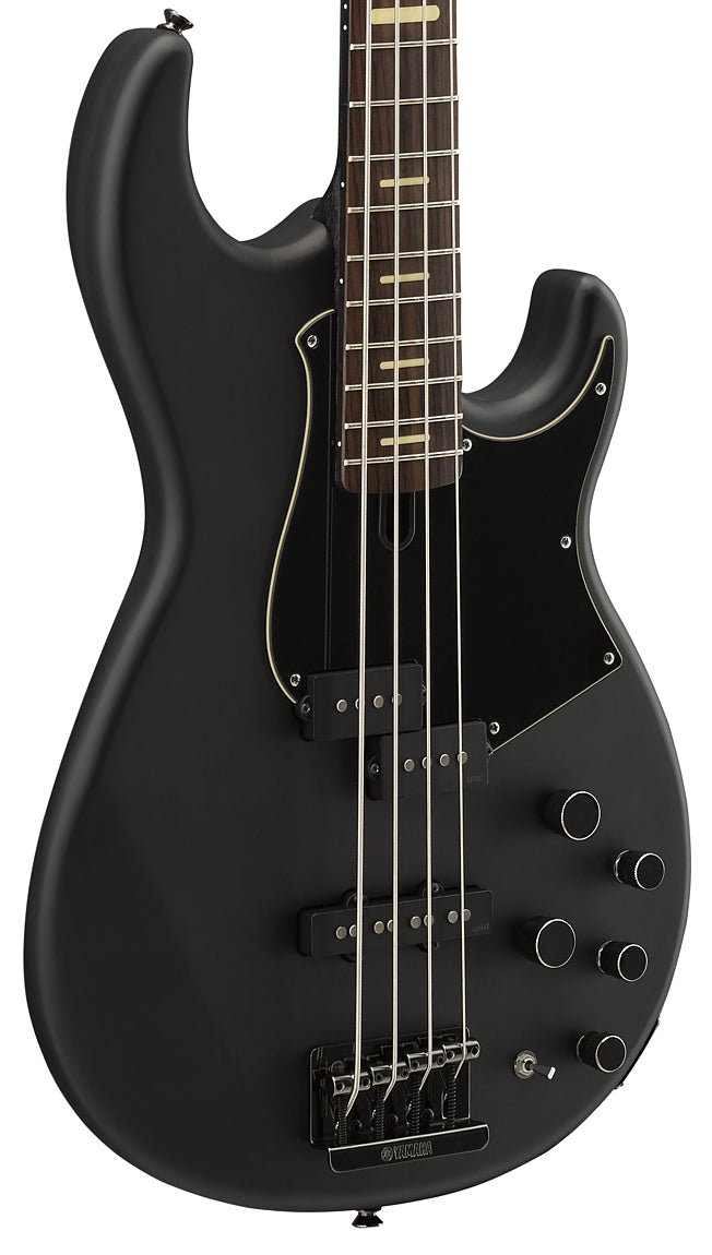 Yamaha BB734A Matte Translucent Black Bass Guitar – Active/Passive Flexibility & Modern BB Punch