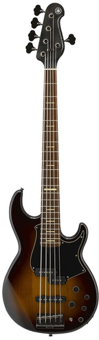 Yamaha BB735A Dark Coffee Sunburst 5-String Bass Guitar – Active/Passive Flexibility & Extended Low-End Punch