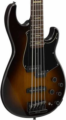 Yamaha BB735A Dark Coffee Sunburst 5-String Bass Guitar – Active/Passive Flexibility & Extended Low-End Punch