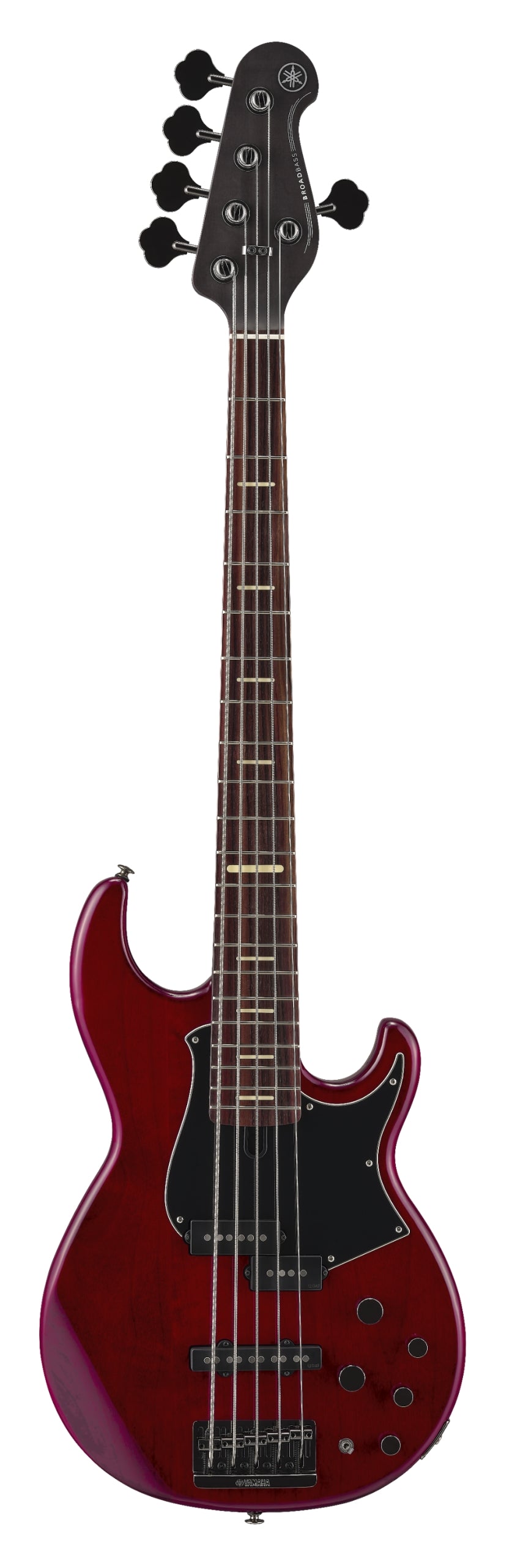 Yamaha BB735A Fired Red 5-String Bass Guitar – Active/Passive Flexibility & Extended Low-End Punch