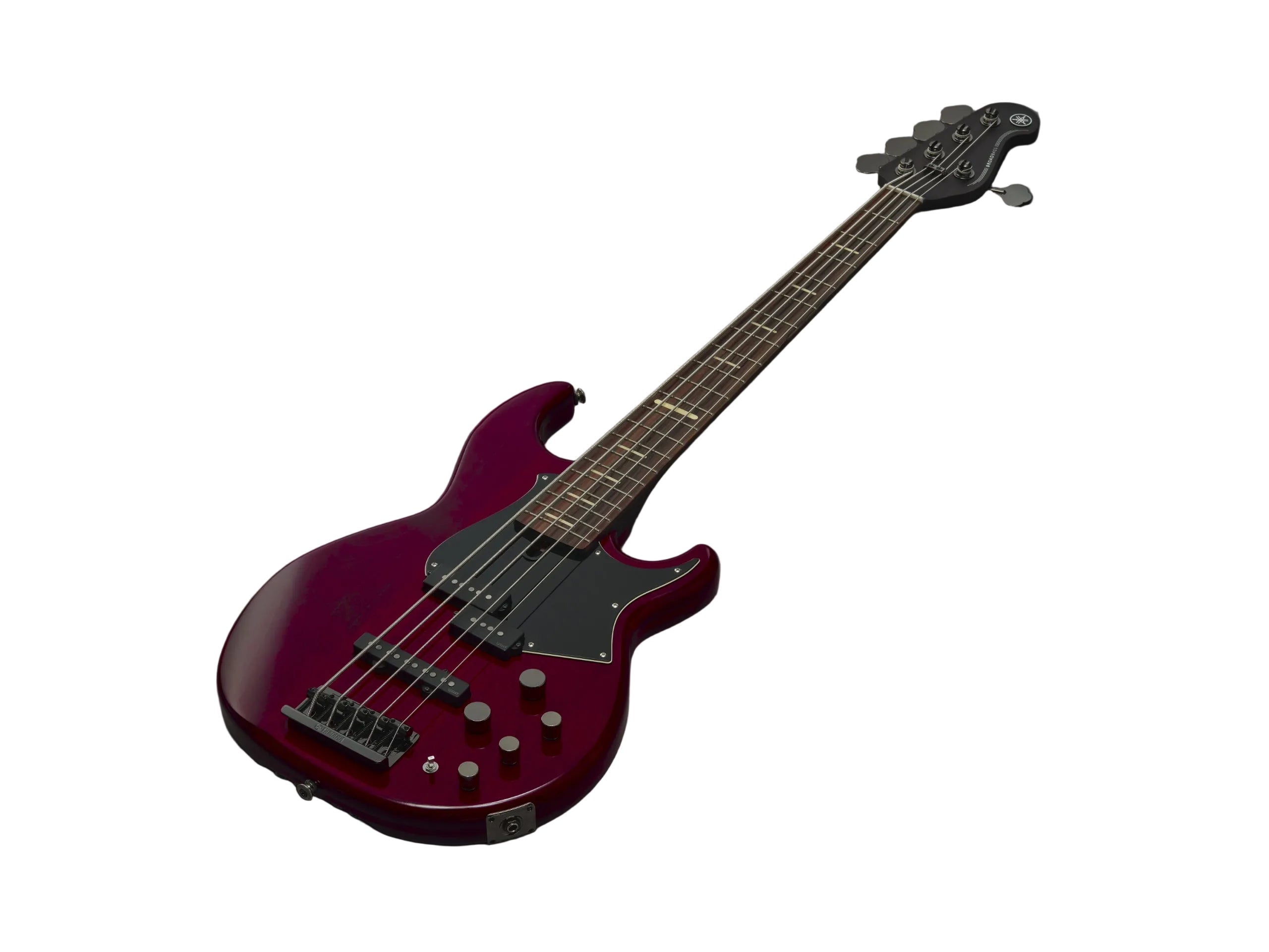 Yamaha BB735A Fired Red 5-String Bass Guitar – Active/Passive Flexibility & Extended Low-End Punch