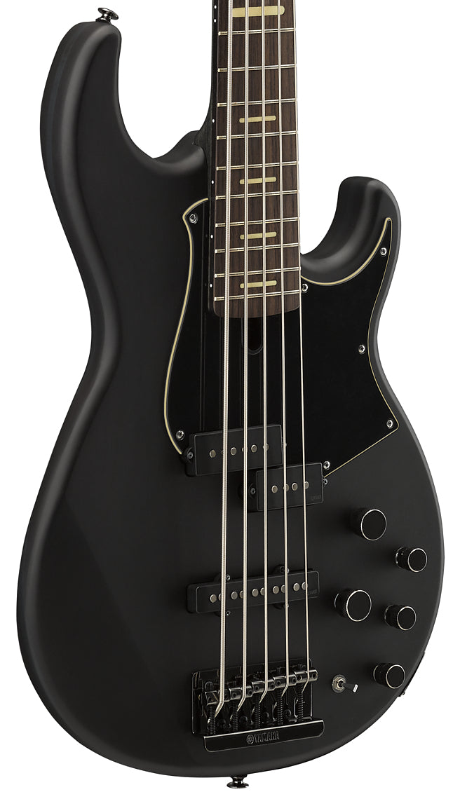 Yamaha BB735A Matte Translucent Black 5-String Bass Guitar – Active/Passive Flexibility & Extended Low-End Punch