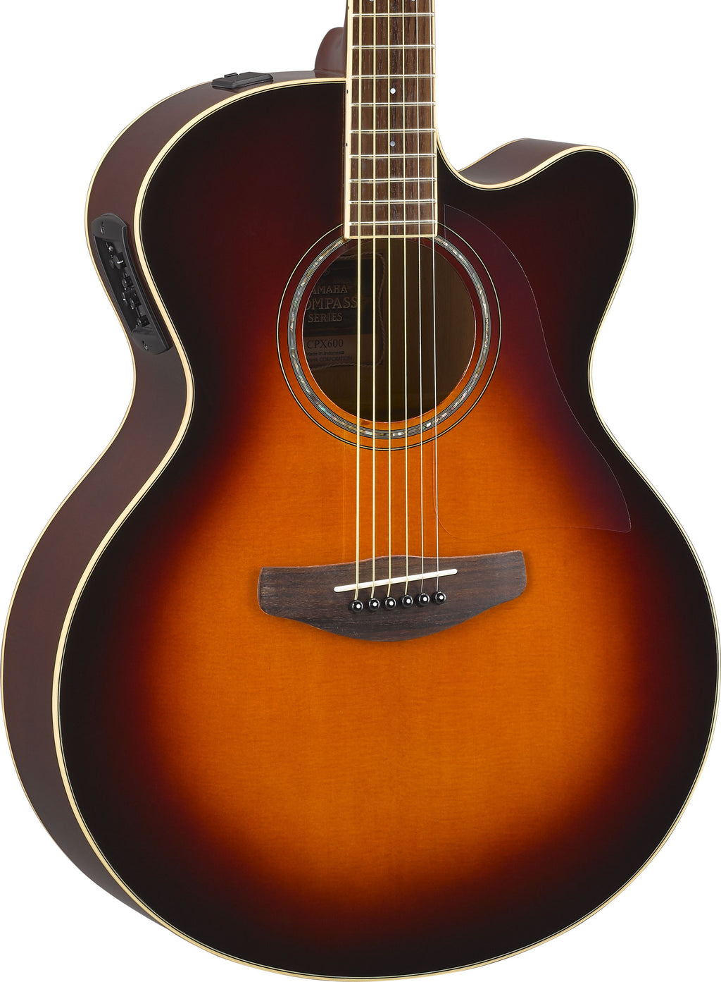 Yamaha CPX600 Old Violin Sunburst Acoustic-Electric Guitar – Powerful Projection & Stage-Ready Comfort