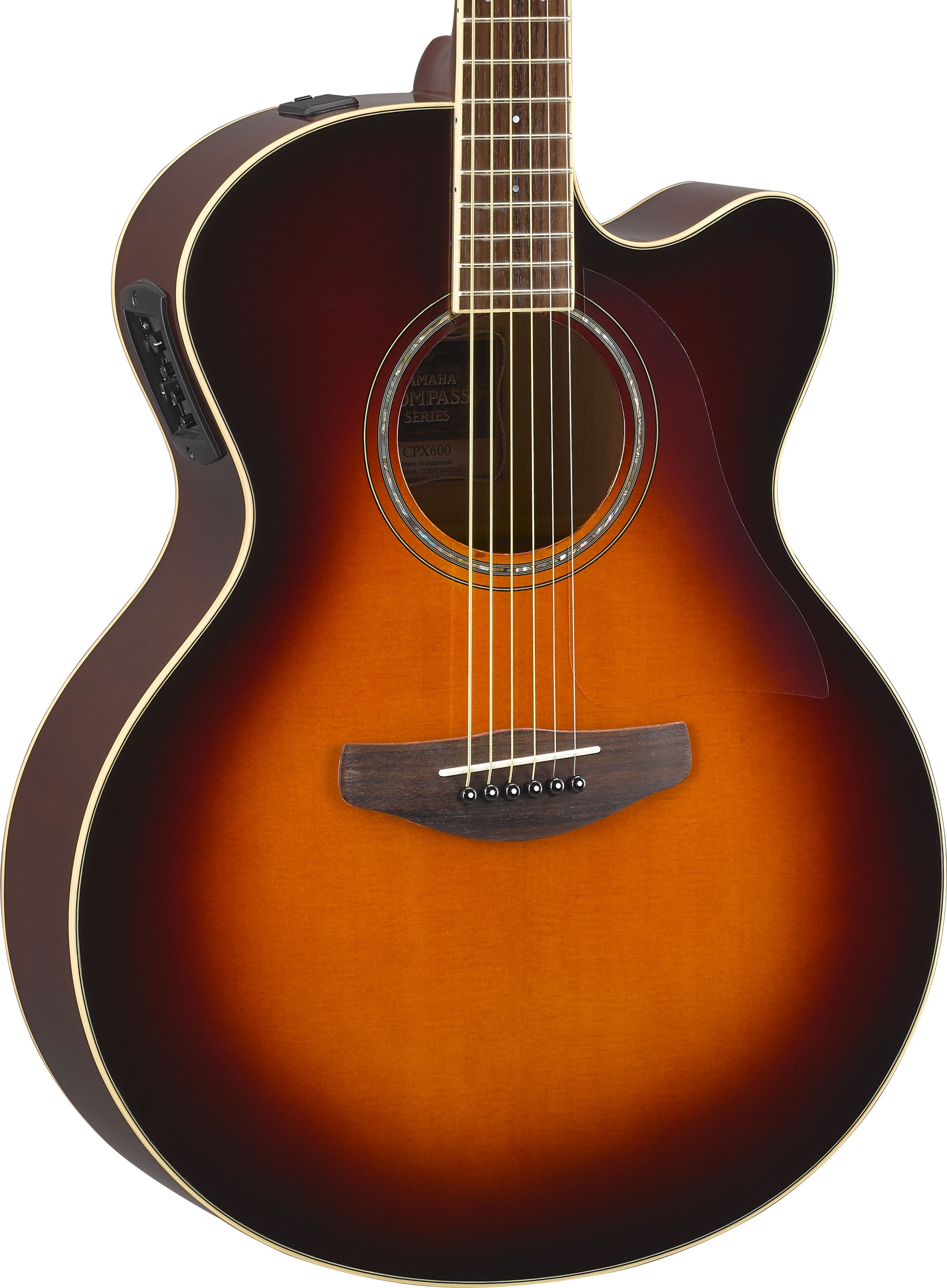 Yamaha CPX600 Old Violin Sunburst Acoustic-Electric Guitar – Powerful Projection & Stage-Ready Comfort