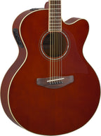 Yamaha CPX600 Root Beer Acoustic-Electric Guitar – Powerful Projection & Stage-Ready Comfort