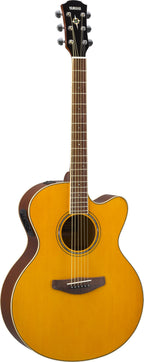 Yamaha CPX600 Vintage Tint Acoustic-Electric Guitar – Powerful Projection & Stage-Ready Comfort