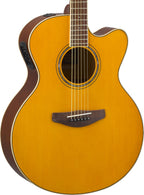 Yamaha CPX600 Vintage Tint Acoustic-Electric Guitar – Powerful Projection & Stage-Ready Comfort