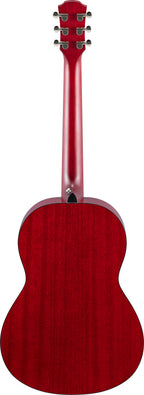 Yamaha CSF1M Crimson Red Burst Parlor Acoustic-Electric Guitar – Compact Comfort & Warm Acoustic Tone