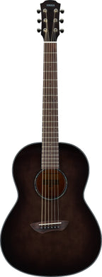 Yamaha CSF1M Translucent Black Parlor Acoustic-Electric Guitar – Compact Comfort & Warm Acoustic Tone
