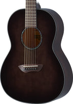 Yamaha CSF1M Translucent Black Parlor Acoustic-Electric Guitar – Compact Comfort & Warm Acoustic Tone