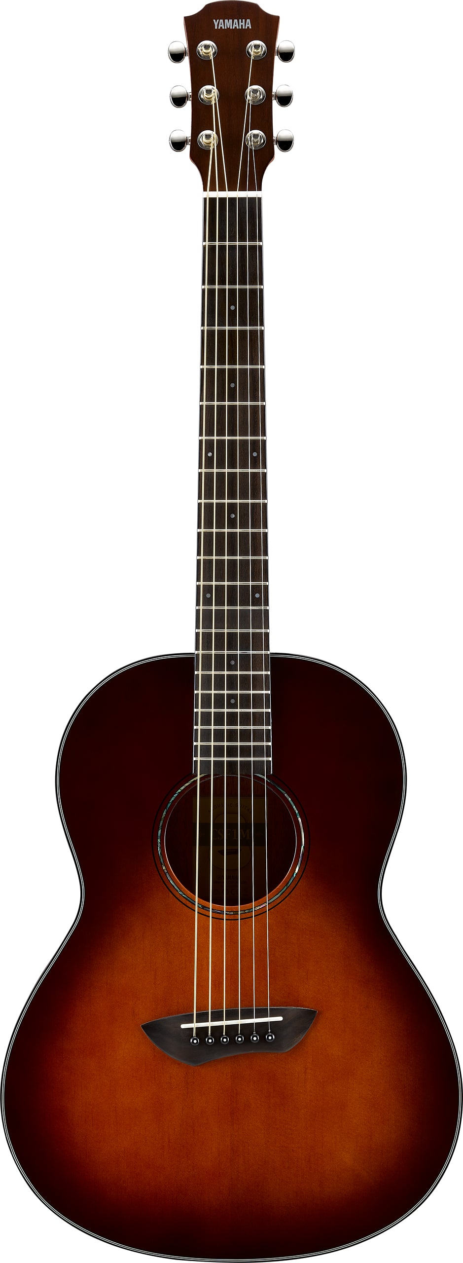 Yamaha CSF1M Tobacco Brown Sunburst Parlor Acoustic-Electric Guitar – Compact Comfort & Warm Acoustic Tone