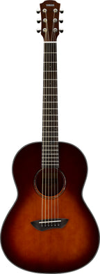 Yamaha CSF1M Tobacco Brown Sunburst Parlor Acoustic-Electric Guitar – Compact Comfort & Warm Acoustic Tone