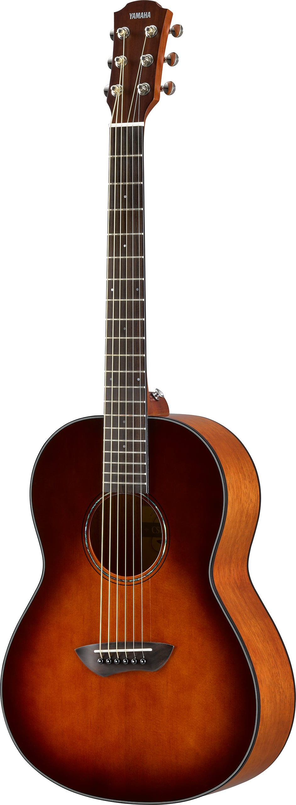 Yamaha CSF1M Tobacco Brown Sunburst Parlor Acoustic-Electric Guitar – Compact Comfort & Warm Acoustic Tone