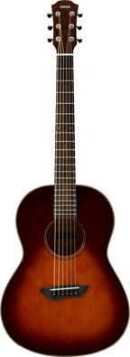 Yamaha CSF3M Tobacco Brown Sunburst Parlor Acoustic-Electric Guitar – Compact All-Solid Warmth & Expressive Tone