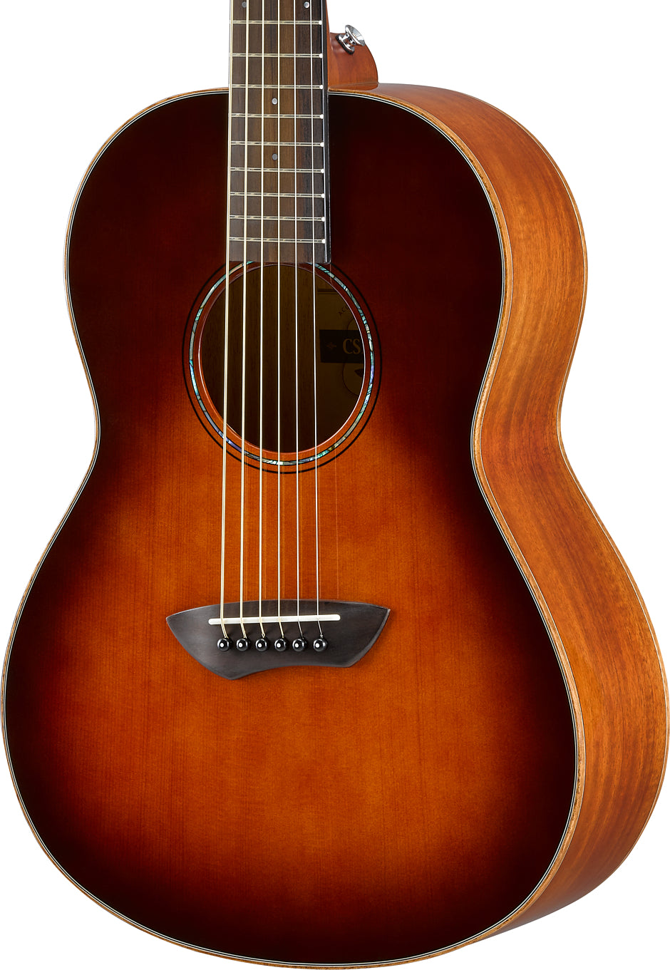 Yamaha CSF3M Tobacco Brown Sunburst Parlor Acoustic-Electric Guitar – Compact All-Solid Warmth & Expressive Tone
