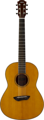 Yamaha CSF3M Vintage Natural Parlor Acoustic-Electric Guitar – Compact All-Solid Warmth & Expressive Tone
