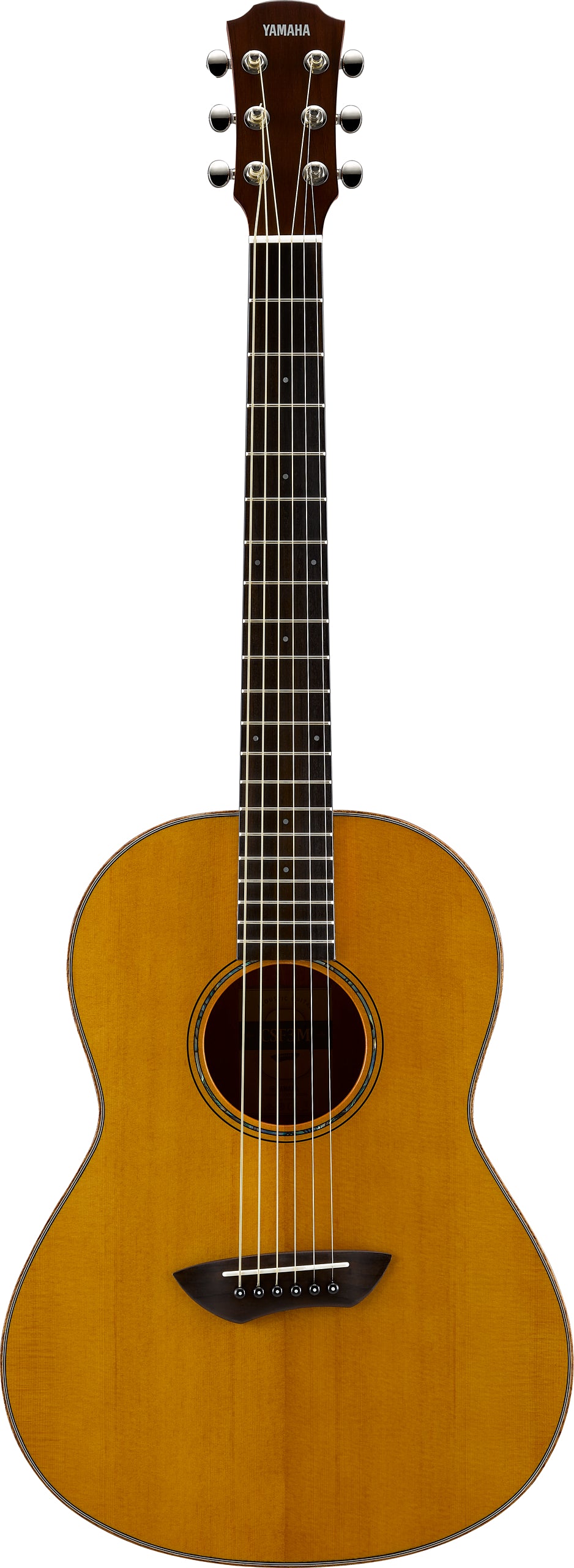 Yamaha CSF3M Vintage Natural Parlor Acoustic-Electric Guitar – Compact All-Solid Warmth & Expressive Tone