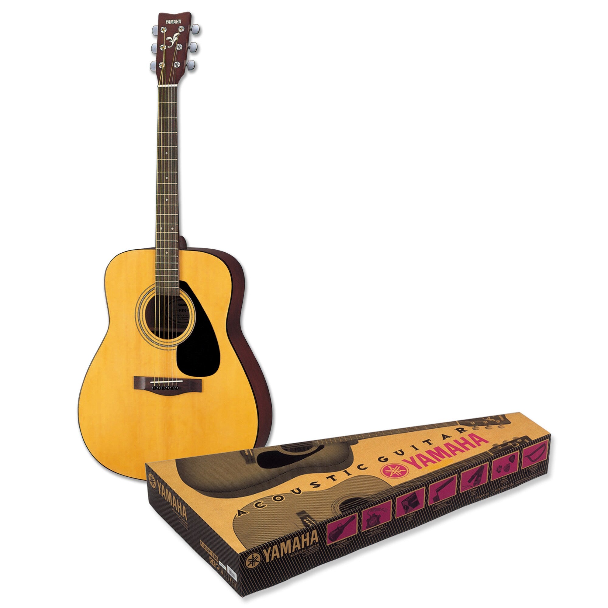 Yamaha F310P Acoustic Guitar Pack – Complete Beginner Acoustic Starter Kit