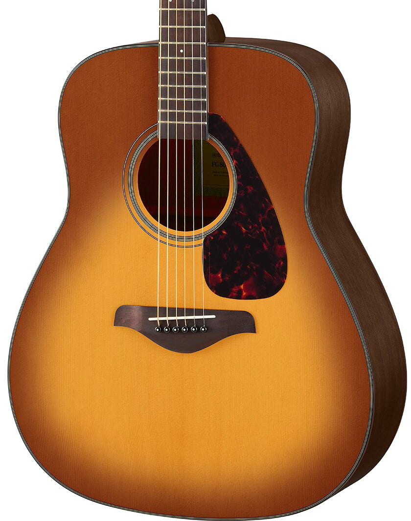 Yamaha FG800J Sand Burst Acoustic Guitar – Powerful Projection & Balanced Tone