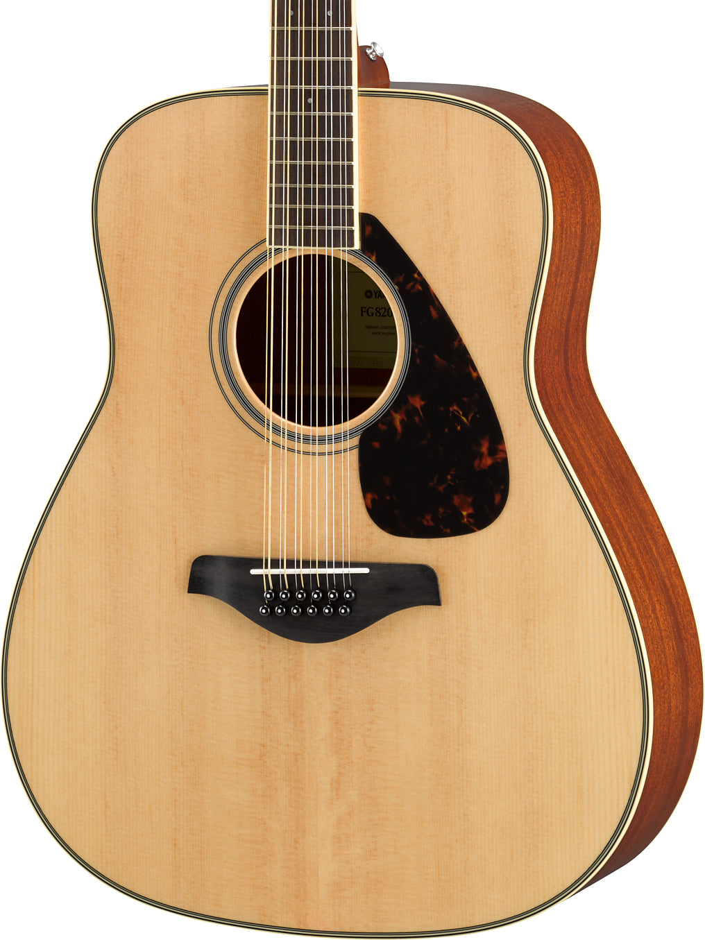 Yamaha FG820-12 12-String Acoustic Guitar – Rich 12-String Projection & Full Dreadnought Tone