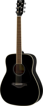 Yamaha FG820 Black Acoustic Guitar – Rich Projection & Warm Mahogany Tone
