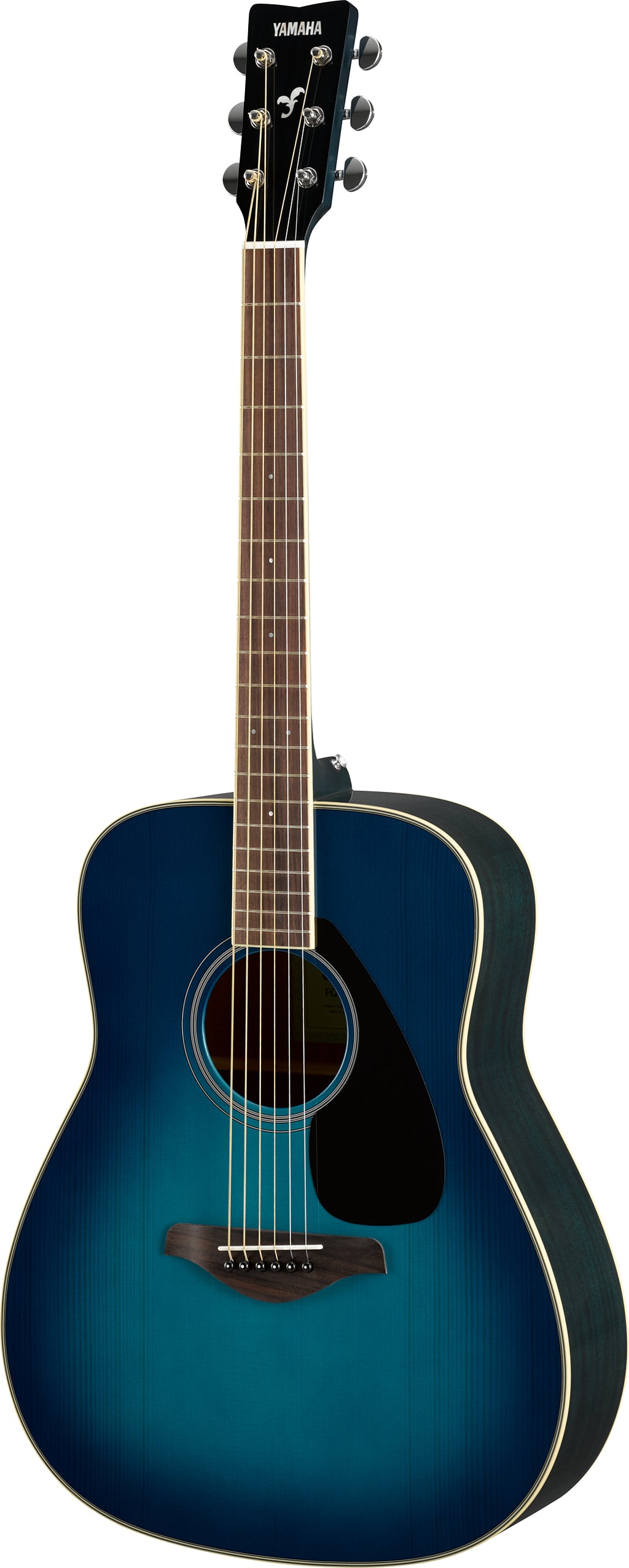 Yamaha FG820 Sunset Blue Acoustic Guitar – Rich Projection & Warm Mahogany Tone