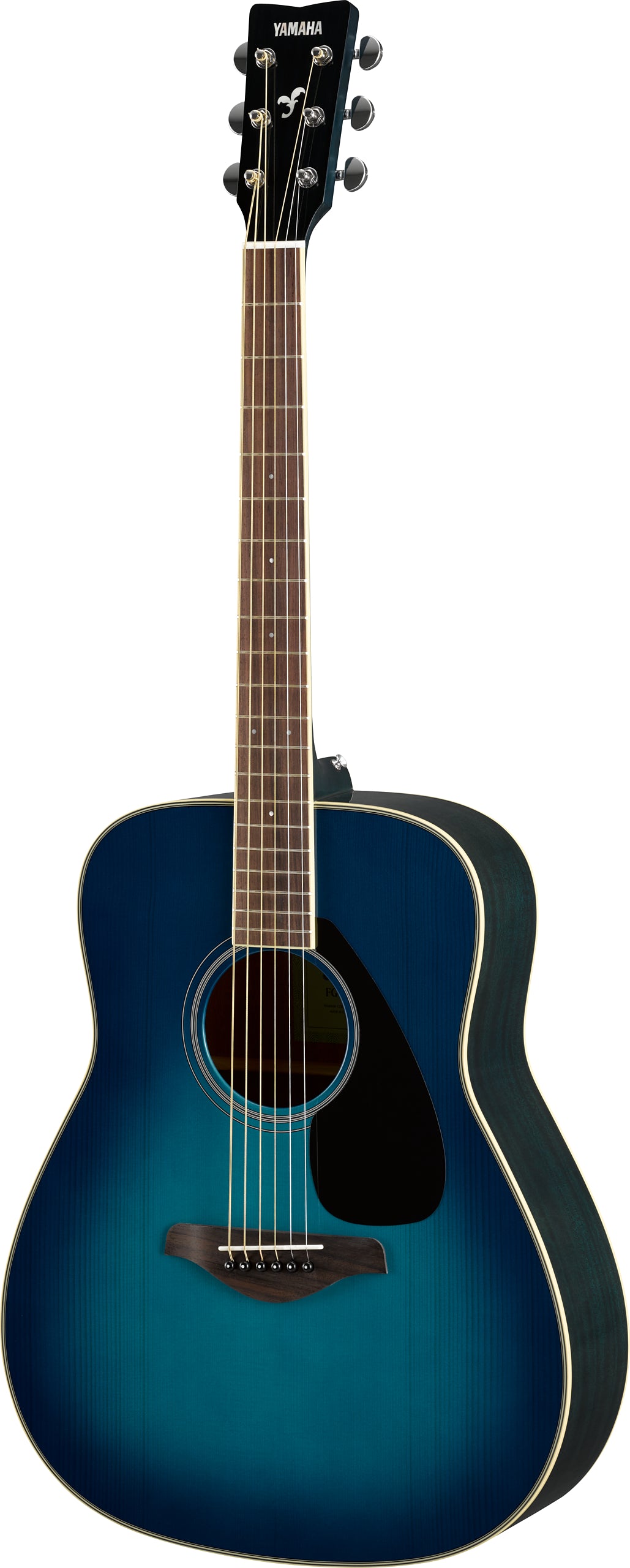 Yamaha FG820 Sunset Blue Acoustic Guitar – Rich Projection & Warm Mahogany Tone