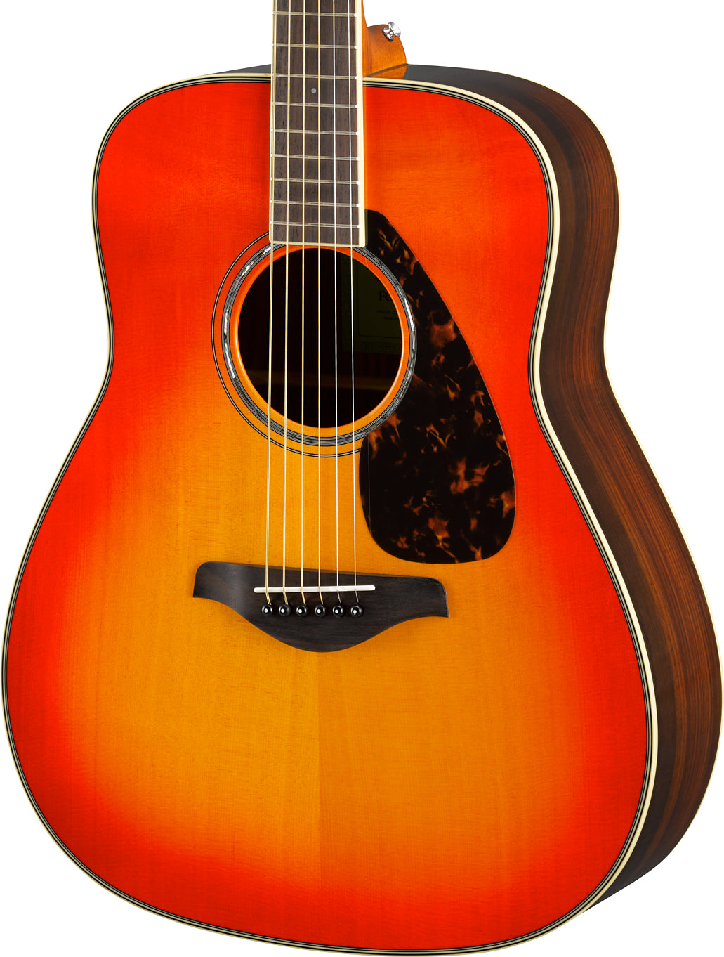 Yamaha FG830 Autumn Burst Acoustic Guitar – Rich Rosewood Tone & Powerful Projection