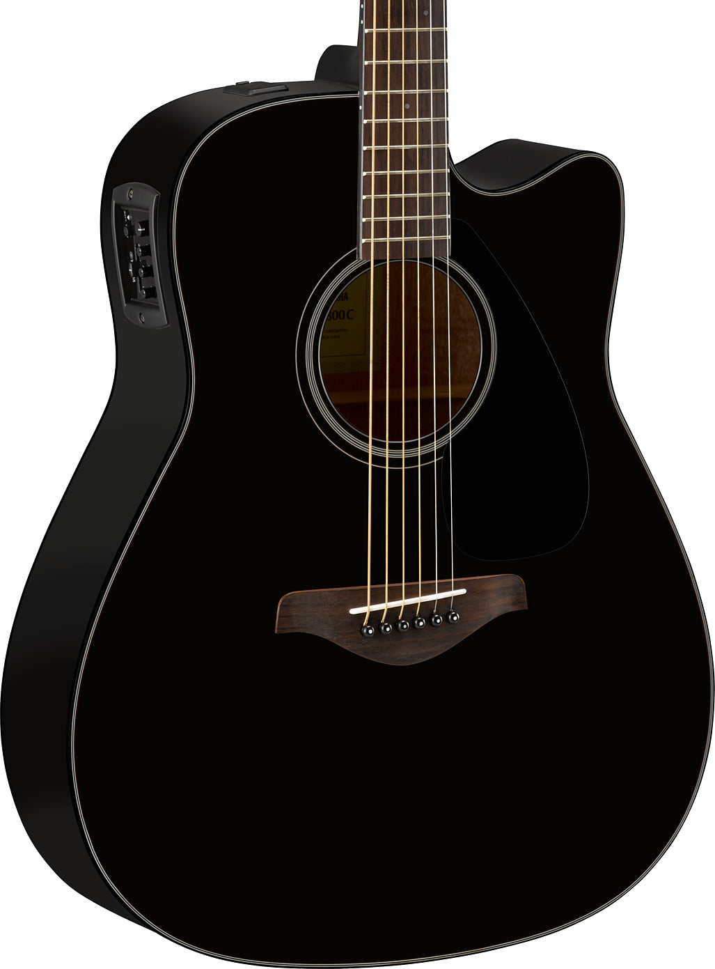 Yamaha FGX800C Black Acoustic-Electric Guitar – Solid Top Projection & Stage-Ready Performance
