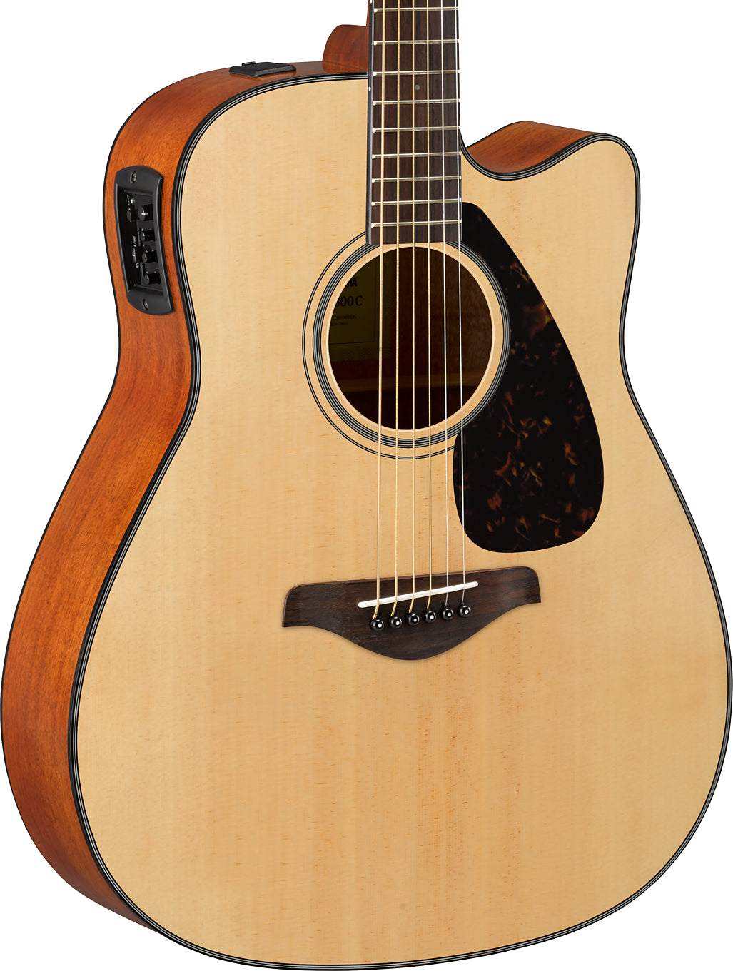 Yamaha FGX800C Natural Acoustic-Electric Guitar – Solid Top Projection & Stage-Ready Performance