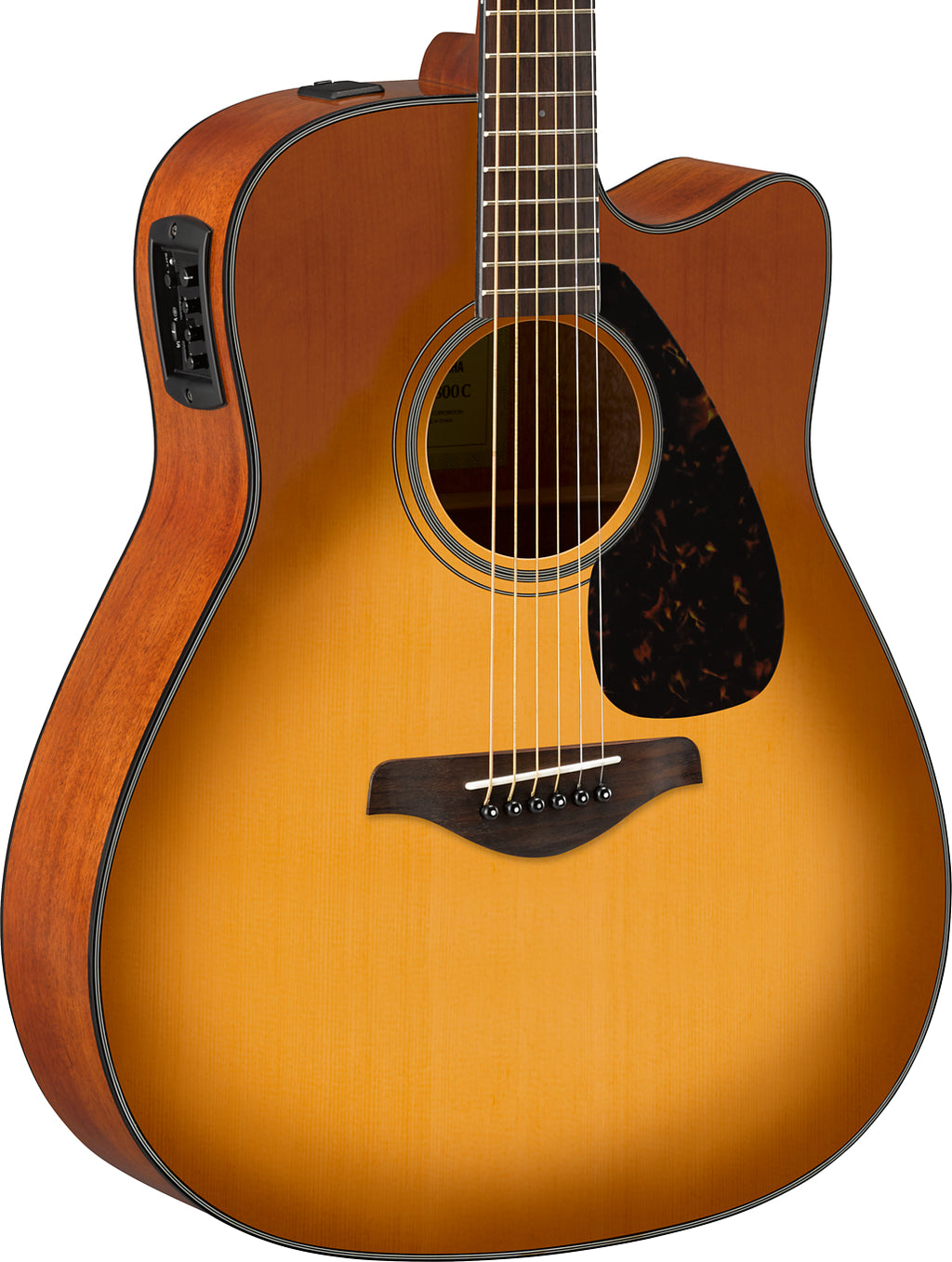 Yamaha FGX800C Sand Burst Acoustic-Electric Guitar – Solid Top Projection & Stage-Ready Performance