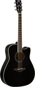 Yamaha FGX820C Black Acoustic-Electric Guitar – Warm Mahogany Tone & Stage-Ready Performance