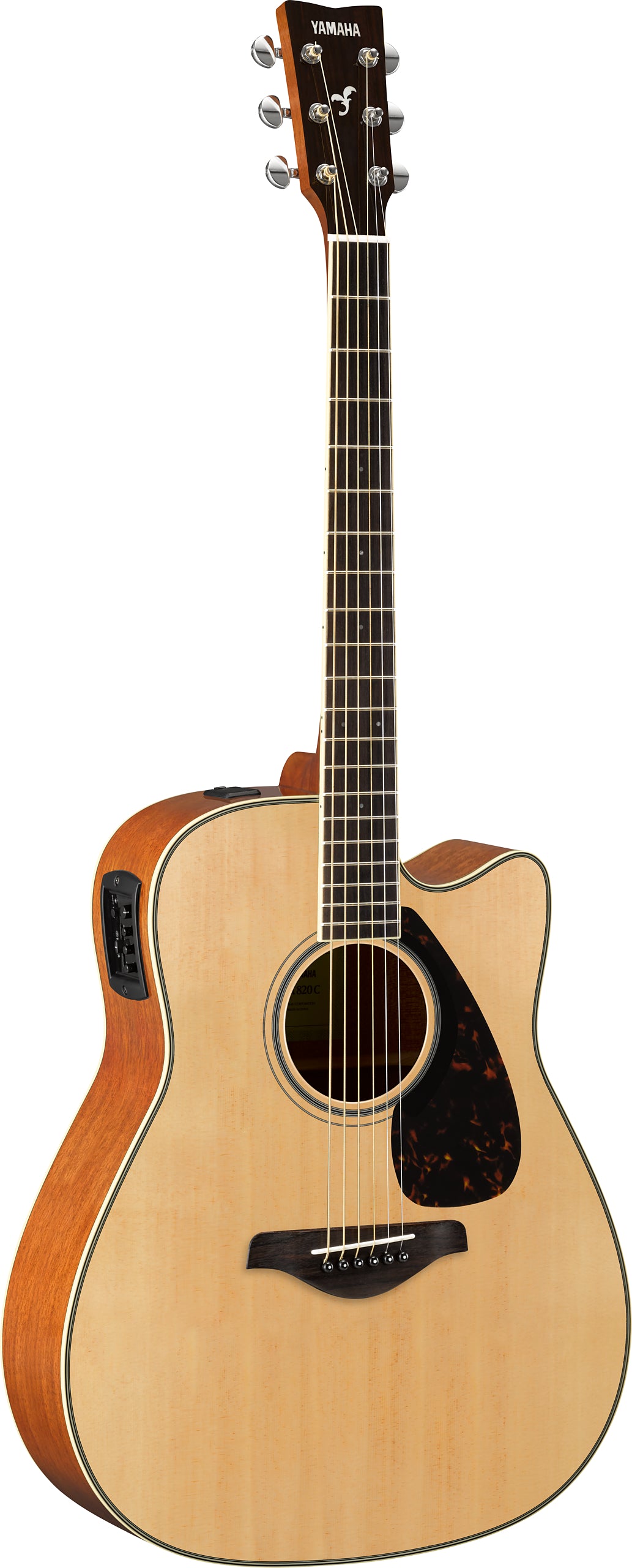 Yamaha FGX820C Natural Acoustic-Electric Guitar – Warm Mahogany Tone & Stage-Ready Performance