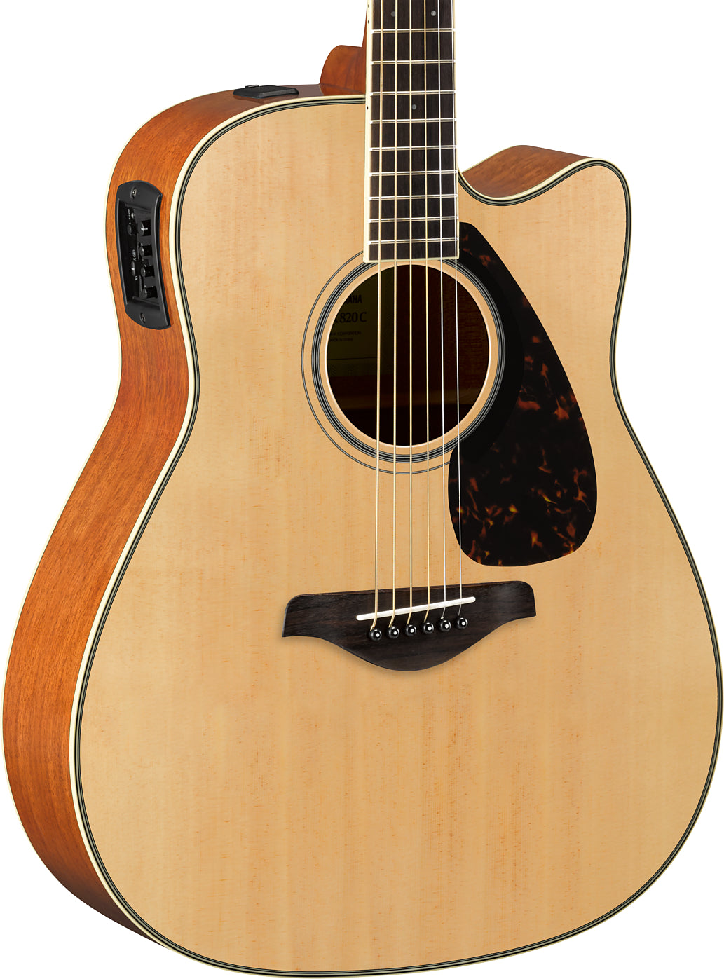 Yamaha FGX820C Natural Acoustic-Electric Guitar – Warm Mahogany Tone & Stage-Ready Performance