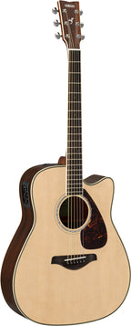 Yamaha FGX830C Natural Acoustic-Electric Guitar – Rosewood Depth & Professional Stage Tone